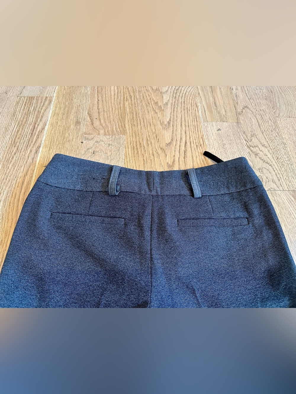 Amanda + Chelsea Charcoal Gray Bootcut Flared Trouser Dress Pants Size 0 NWOT - Picture 5 of 8